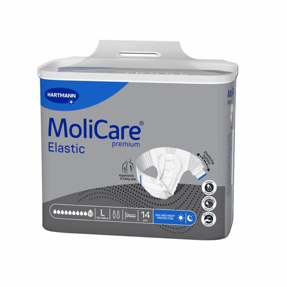 Prévention D'escarre Les Couches Pr Elastic 10 G  14 p Xl Molicare