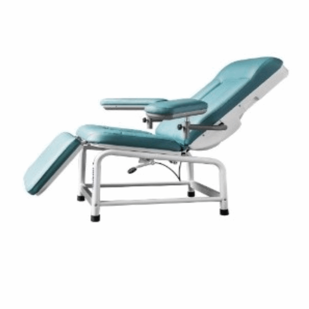 Equipement medico-hospitalier Fauteuil De Prelevement Sanguin En Metal Epoxy 1900x600x500 Mm