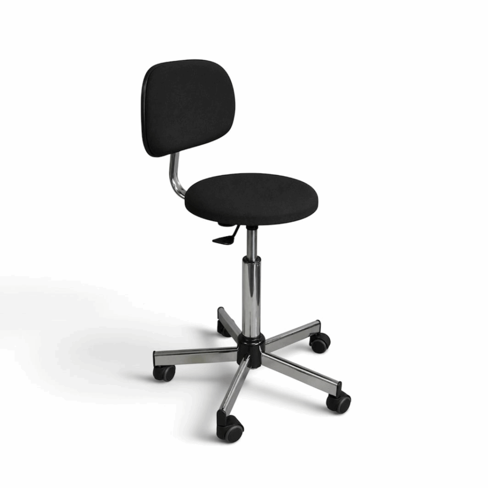 Mobilier Medical Tabouret Médical Vérihn Socle Inox Avec Dossier