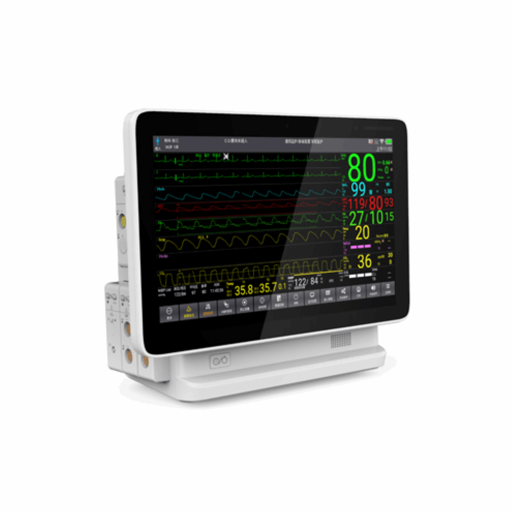 Appareils électromedicaux MONITEUR MODULAIRE 15" 7 Paramètres (NIBP, SPO2, ECG, TEMP, RESP, IBP, CO2) - CONTEC