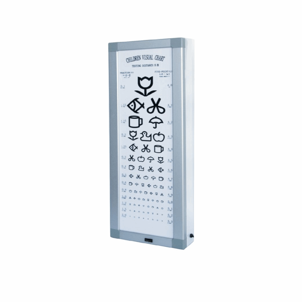 Mobilier Medical Echelle Optometrique Cadre En Aluminium 5m